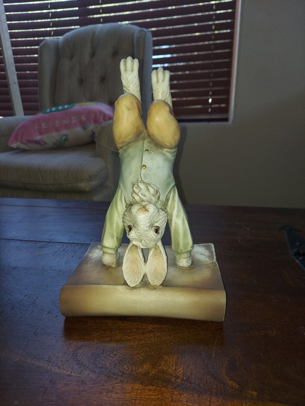 Vintage Whimsical Rabbit Wall Shelf