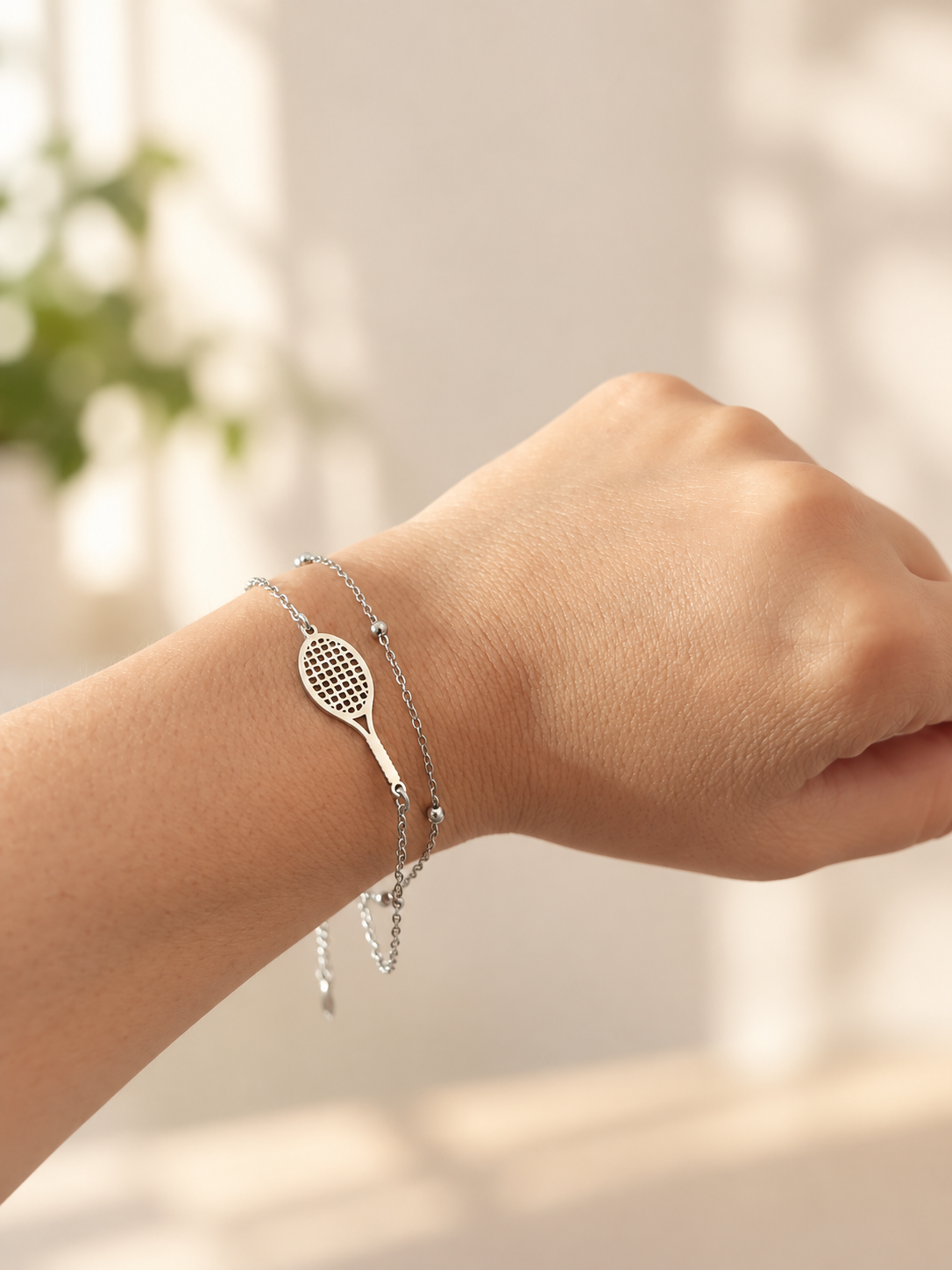 Court Side | Tennis Racket Bracelet