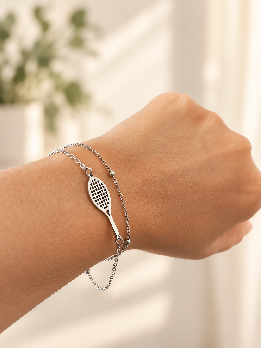 Court Side | Tennis Racket Bracelet
